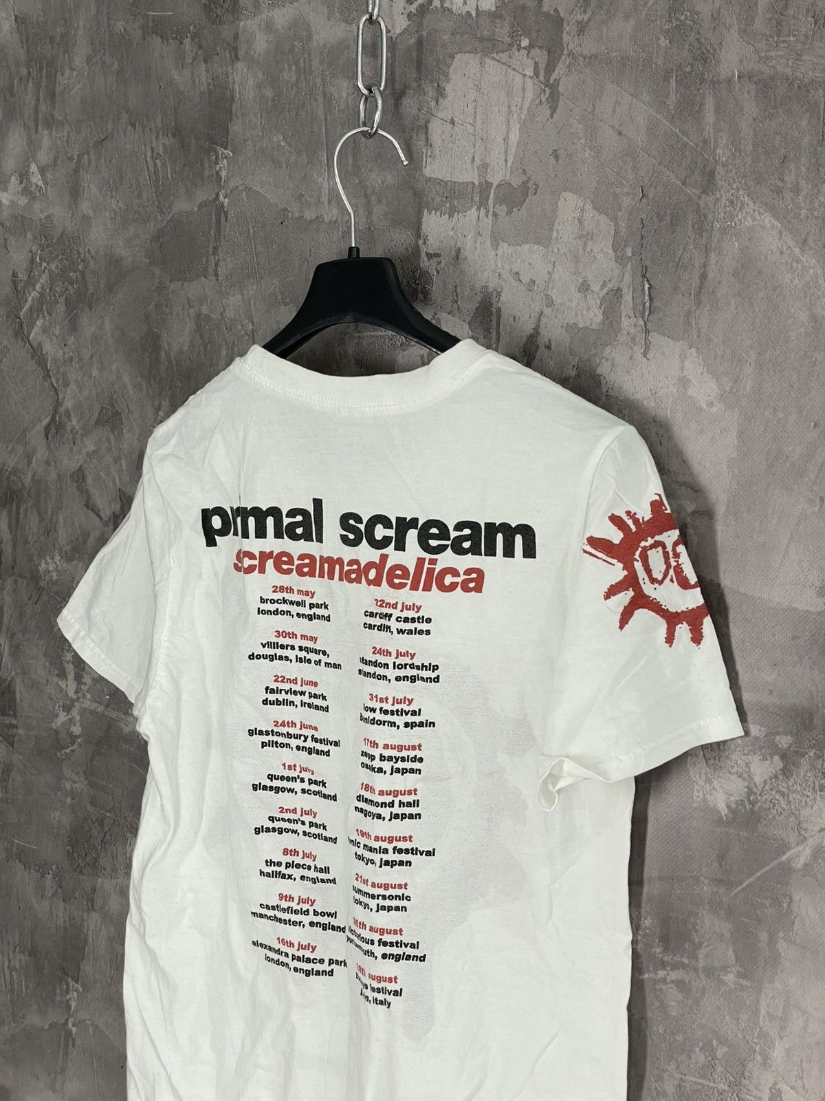 Band Tees × Vintage Primal Scream Y2K Screamadelica Vintage Band Tees Size US S / EU 44-46 / 1 - 8 Thumbnail