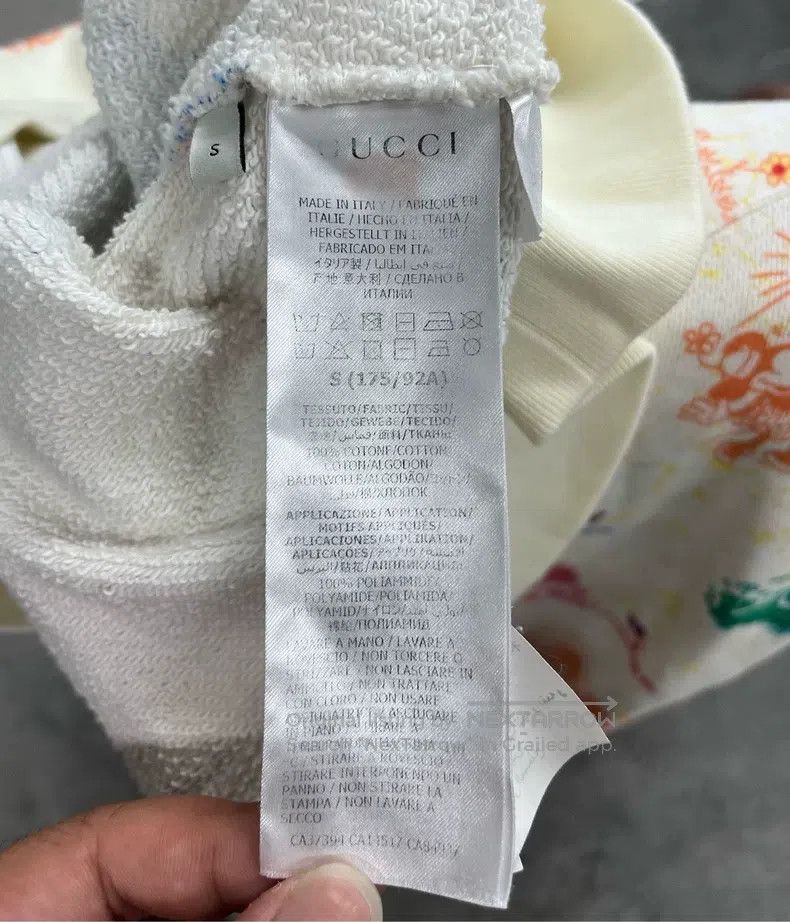 Gucci Gucci Co-branded white Mickey Mouse printed hooded sweatsh Size US S / EU 44-46 / 1 - 5 Thumbnail