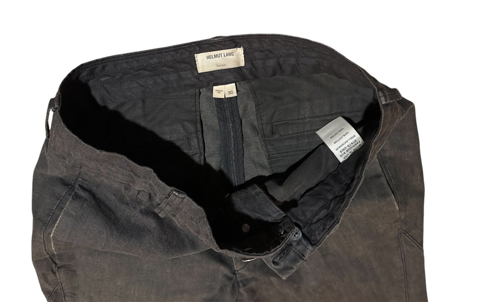 Helmut Lang Helmut Lang Black Piece Dyed Denim Size US 30 / EU 46 - 2 Thumbnail