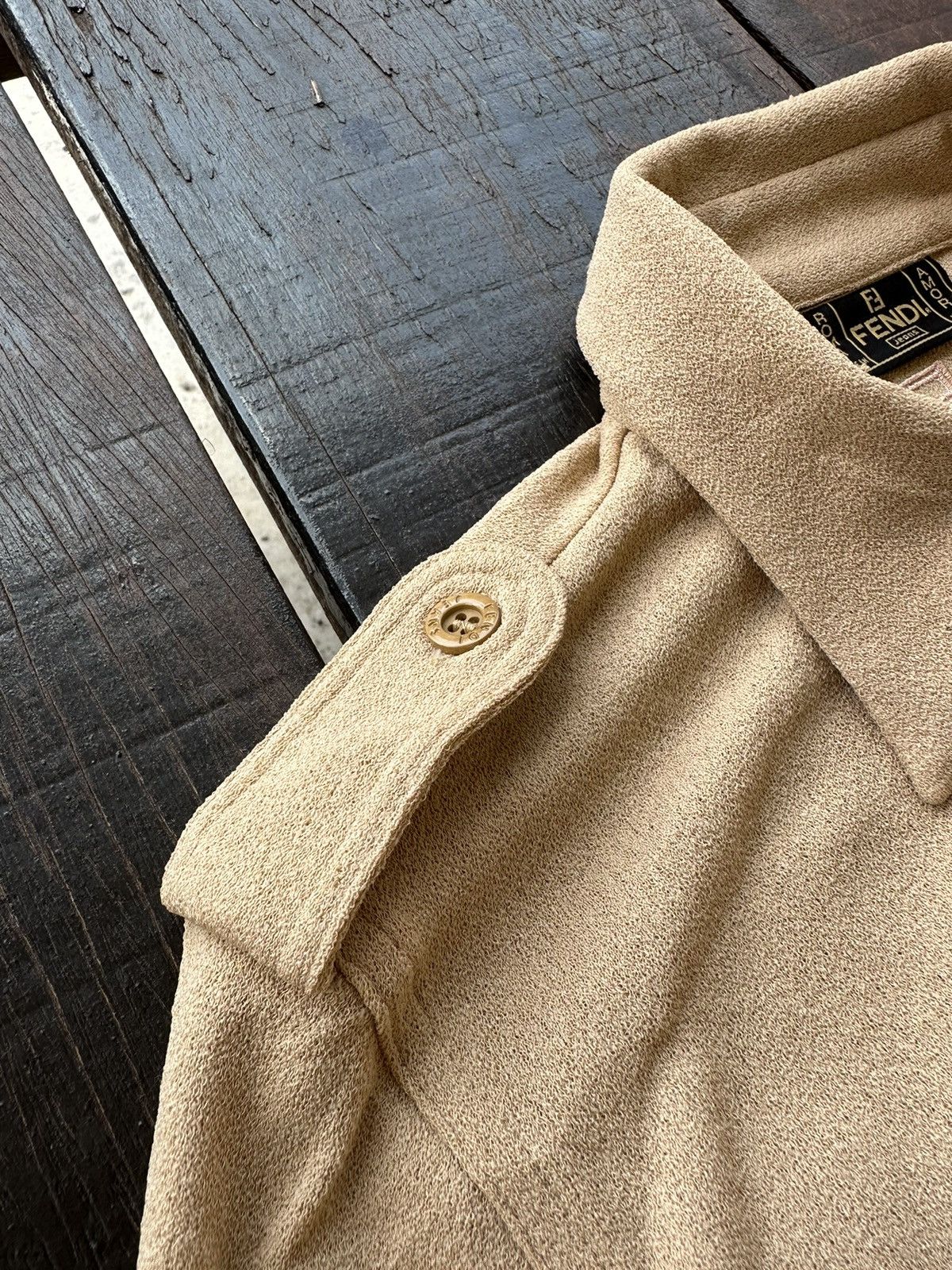 Fendi Fendi long sleeve brown Size S / US 4 / IT 40 - 5 Thumbnail