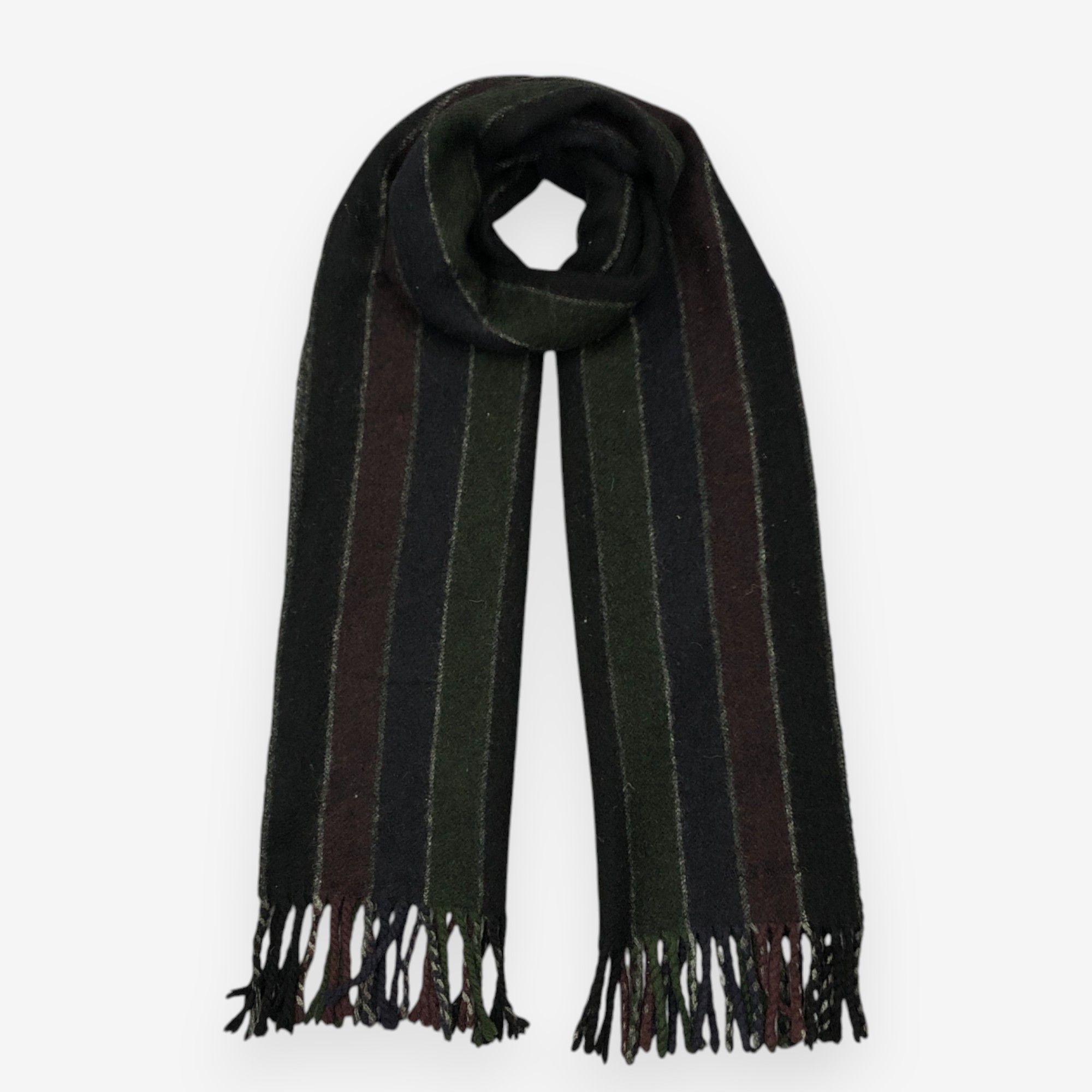 Paul Smith Vintage Paul Smith Scarf Muffler Wool Winter Fringe Scarves Size ONE SIZE - 1 Thumbnail
