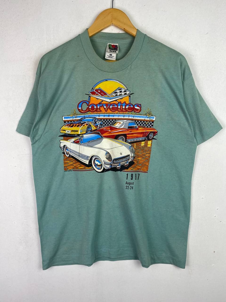 Chevrolet vintage corvette 1997 tee nice design Size US L / EU 52-54 / 3 - 1 Thumbnail