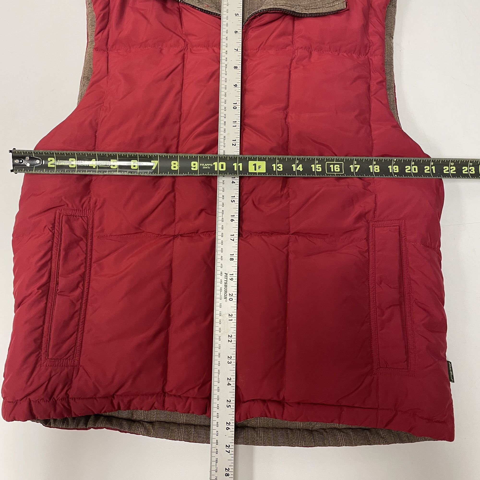 Eddie Bauer Nylon QUILTED Goose DOWN Filled PUFFER Reversible Ski Vest Size US M / EU 48-50 / 2 - 5 Thumbnail