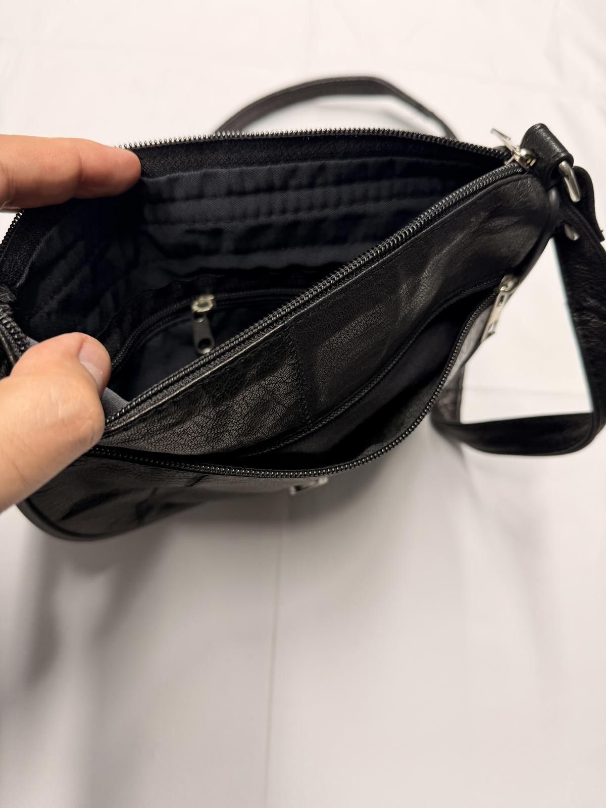 Other Genuine Leather Crossbody Bag – Minimal Vintage Style #053 Size ONE SIZE - 4 Thumbnail