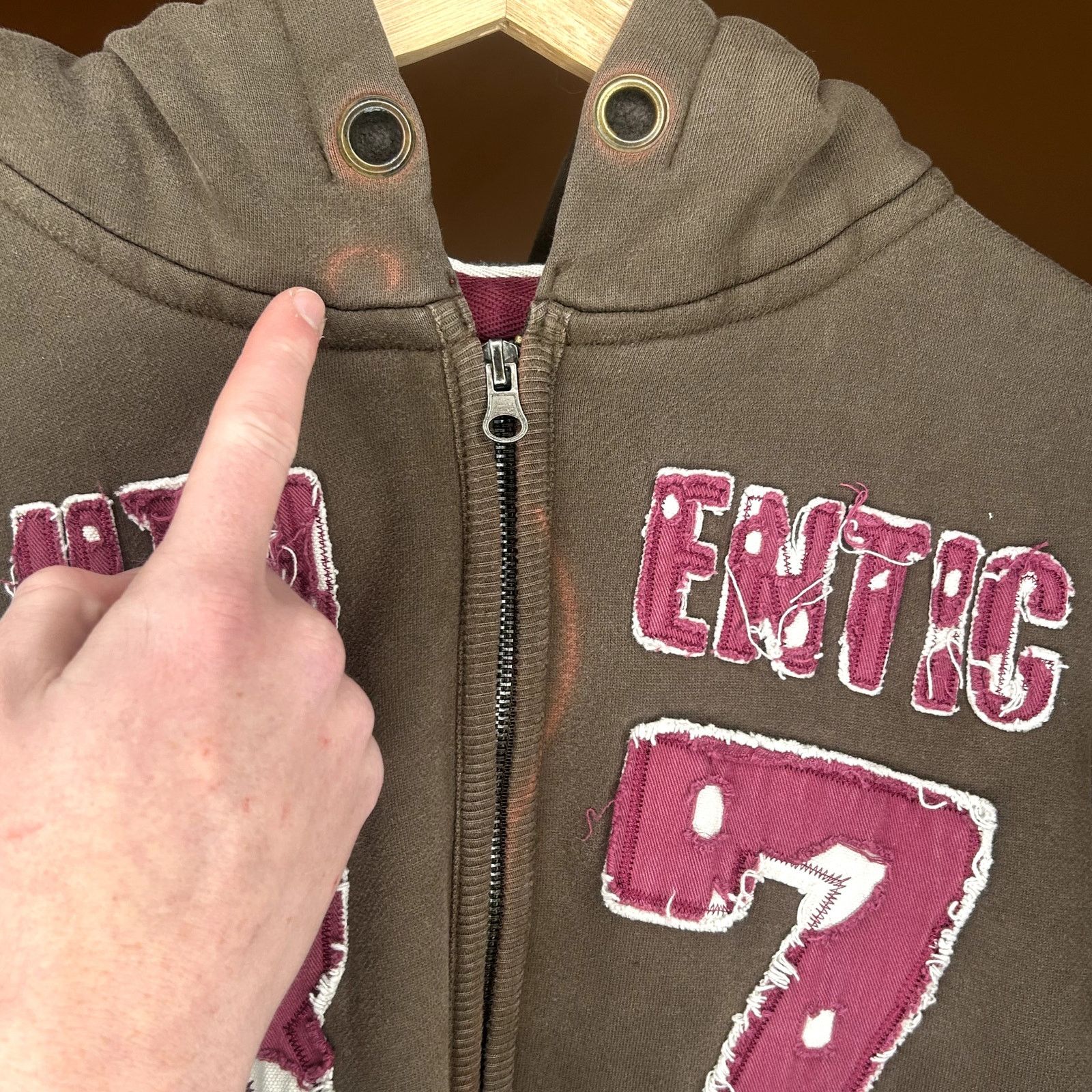 Vintage Kingdom Clothing Y2K Styled Zip-Up Hoodie Large Size US L / EU 52-54 / 3 - 5 Thumbnail