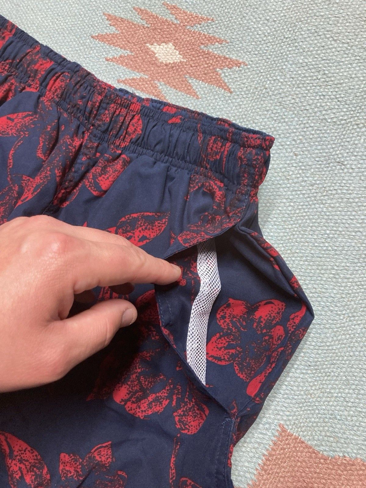 Mossimo × Vintage mossimo swim trunks shorts Hawaiian flowers floral surf S Size US 28 / EU 44 - 3 Thumbnail