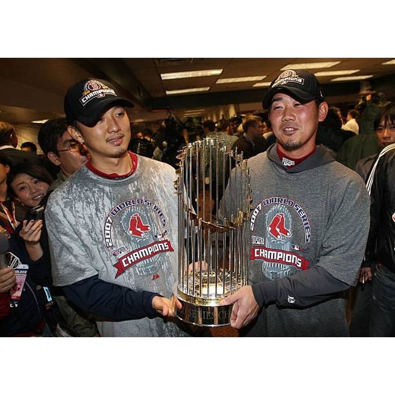 MLB × Majestic MATSUZAKA #18 Boston Red Sox 2000s Majestic jersey MLB vtg Size US XL / EU 56 / 4 - 13 Thumbnail