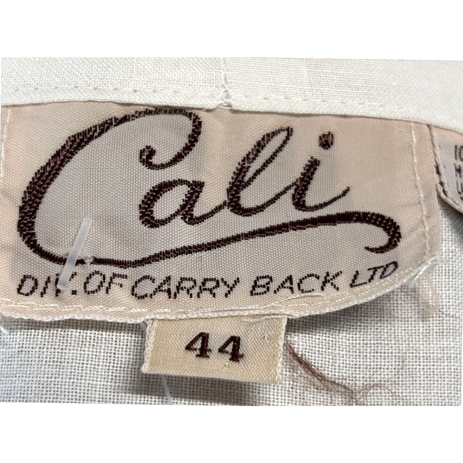 Vintage VINTAGE Cali Div Of Carry Back Floral Embroidered Peasant Blouse Womens Plus 44 White Size M / US 6-8 / IT 42-44 - 7 Thumbnail