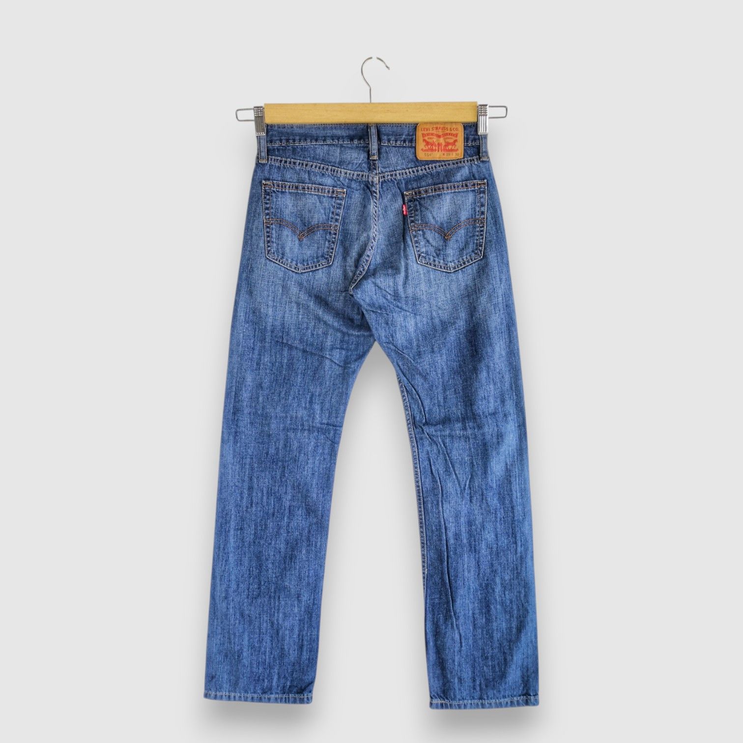 Levi's Vintage Levis 514 Denim Blue Levi's Faded Jeans Pants Size 28" / US 6 / IT 42 - 2 Thumbnail