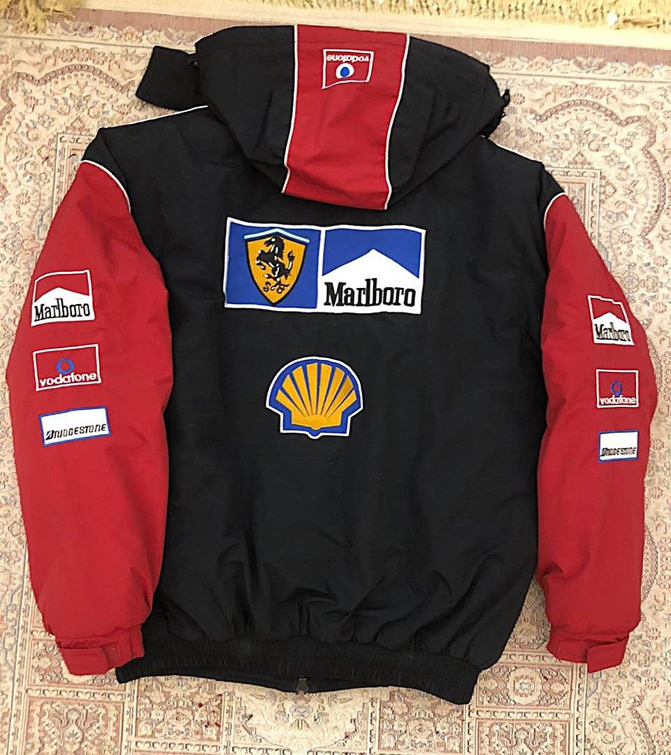 Ferrari FERARRI MARLBORO PUFFER DOWN JACKET VODAFONE V-POWER Size US XXL / EU 58 / 5 - 2 Thumbnail