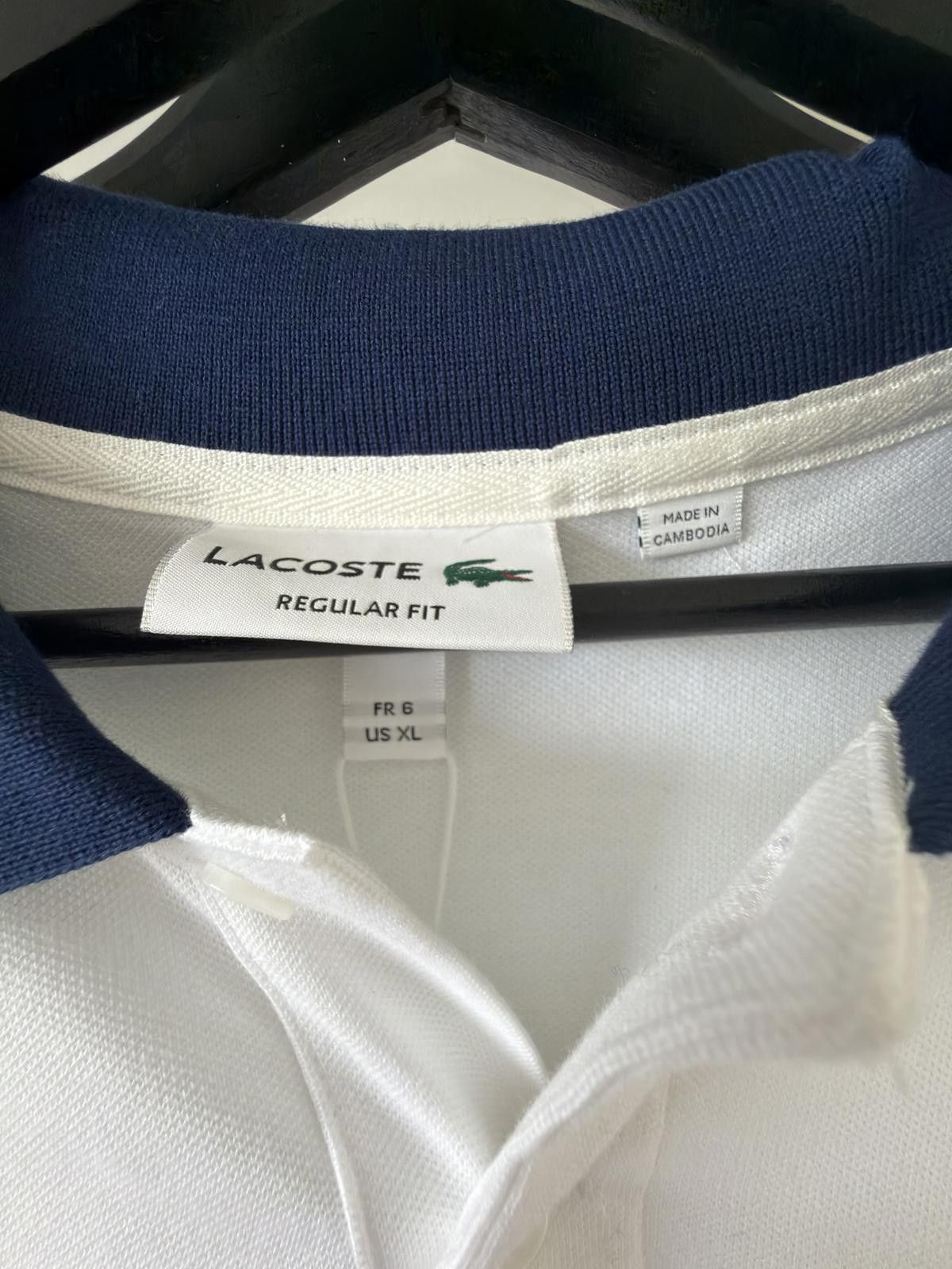 Lacoste Lacoste Regular Fit Polo White NWT Size US XL / EU 56 / 4 - 2 Thumbnail
