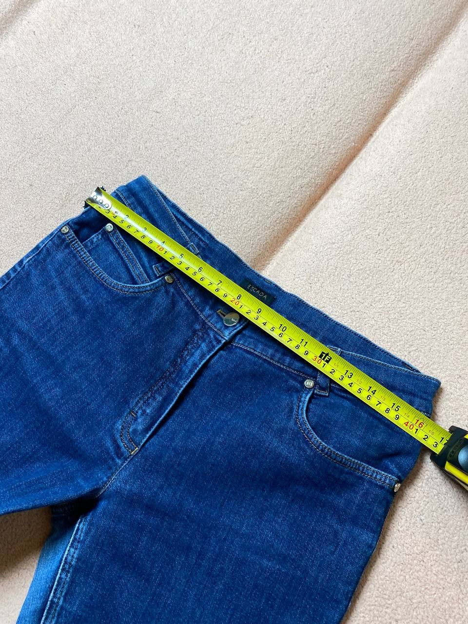 Escada × Vintage Vintage Y2K faded blue washed baggy wide leg jeans Size 40" / US 18 - 10 Thumbnail