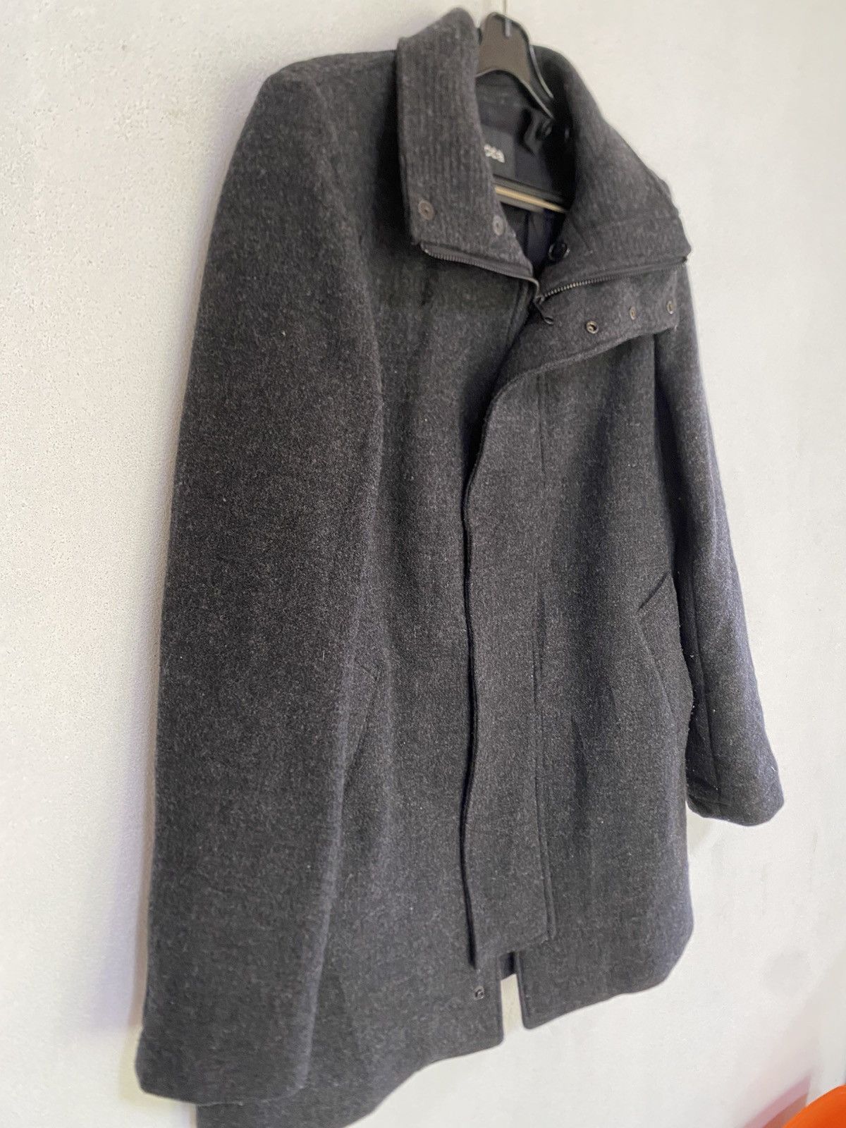 Designer × Issey Miyake × Zucca Zucca Wool Jacket Zipper By Isseymiyaki Size US M / EU 48-50 / 2 - 2 Thumbnail