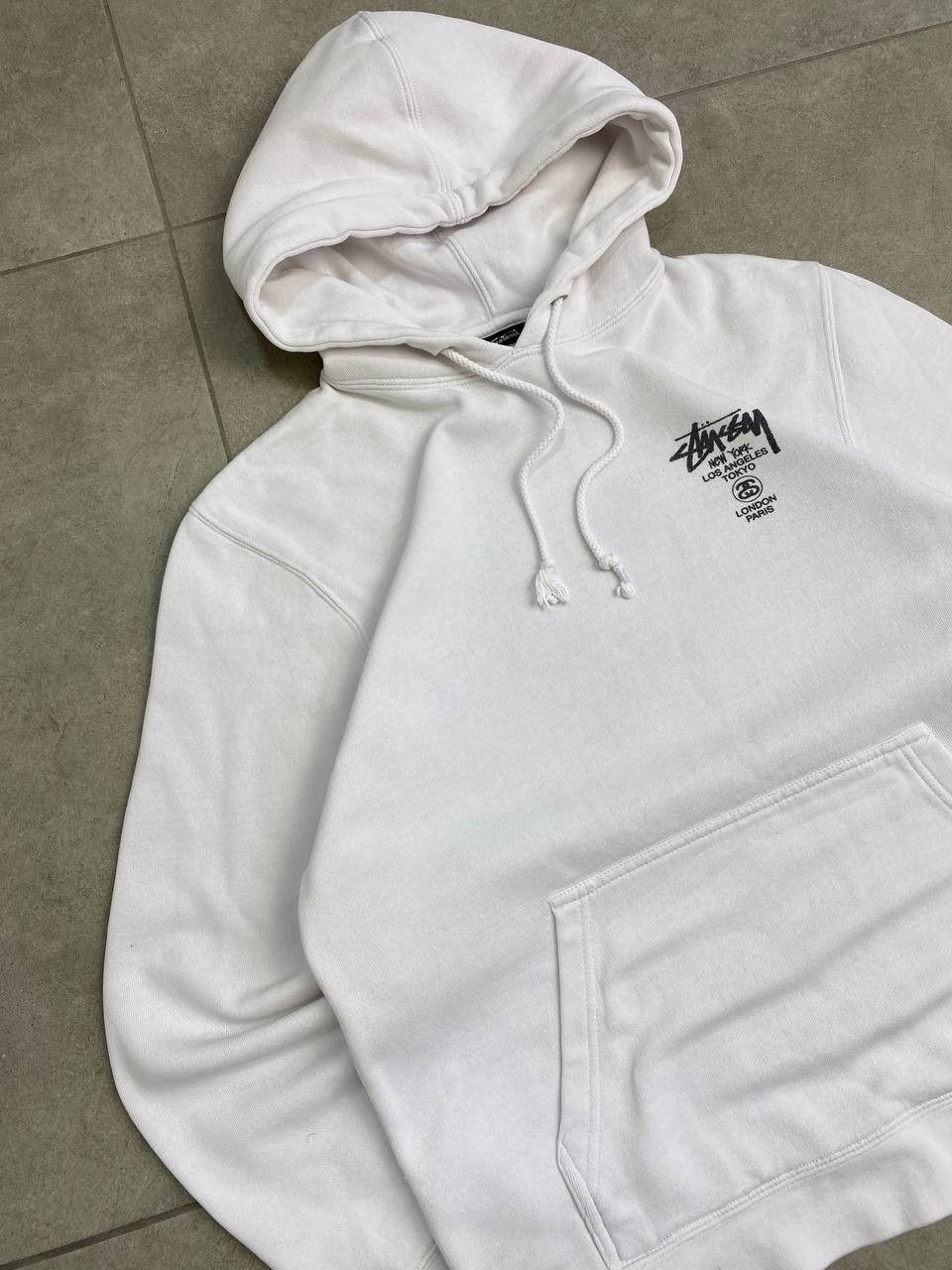 Stussy Vintage Stussy World Tour Big Logo Oversized Hoodie Size US S / EU 44-46 / 1 - 3 Thumbnail