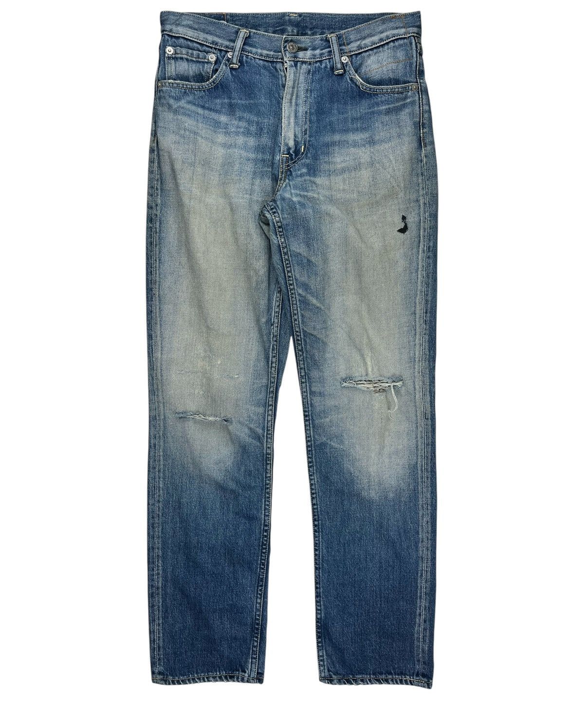 Visvim Visvim Fluxus 02C2 Snake Leather Indigo Denim Jeans Serge De Size US 30 / EU 46 - 1 Thumbnail