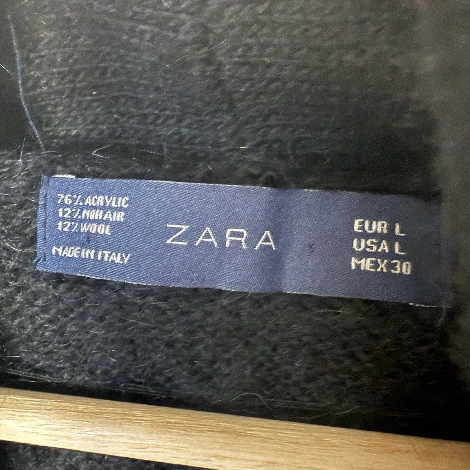 Zara Zara Cardigan Sweater Mohair Wool Academia Business Casual Size L / US 10 / IT 46 - 3 Thumbnail