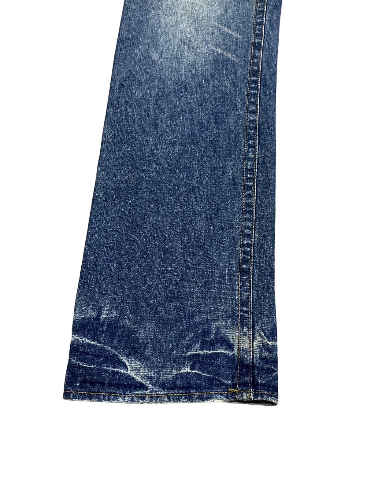 If Six Was Nine × Japanese Brand × Le Grande Bleu (L.G.B.) Very Rare Vintage Japanese Brand Sukajan Flared Jeans 1999s Size US 30 / EU 46 - 8 Thumbnail