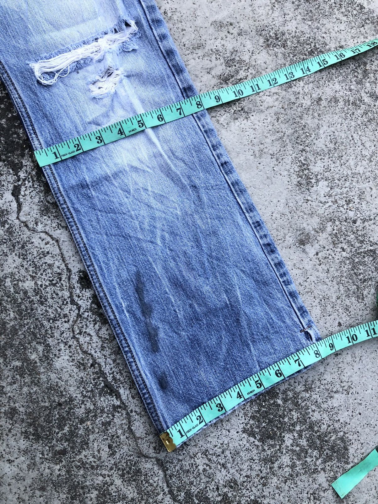 Diesel FLARED⚡️⚡️DIESEL ZATINY DISTRESSED JEANS Size 32" / US 10 / IT 46 - 10 Thumbnail