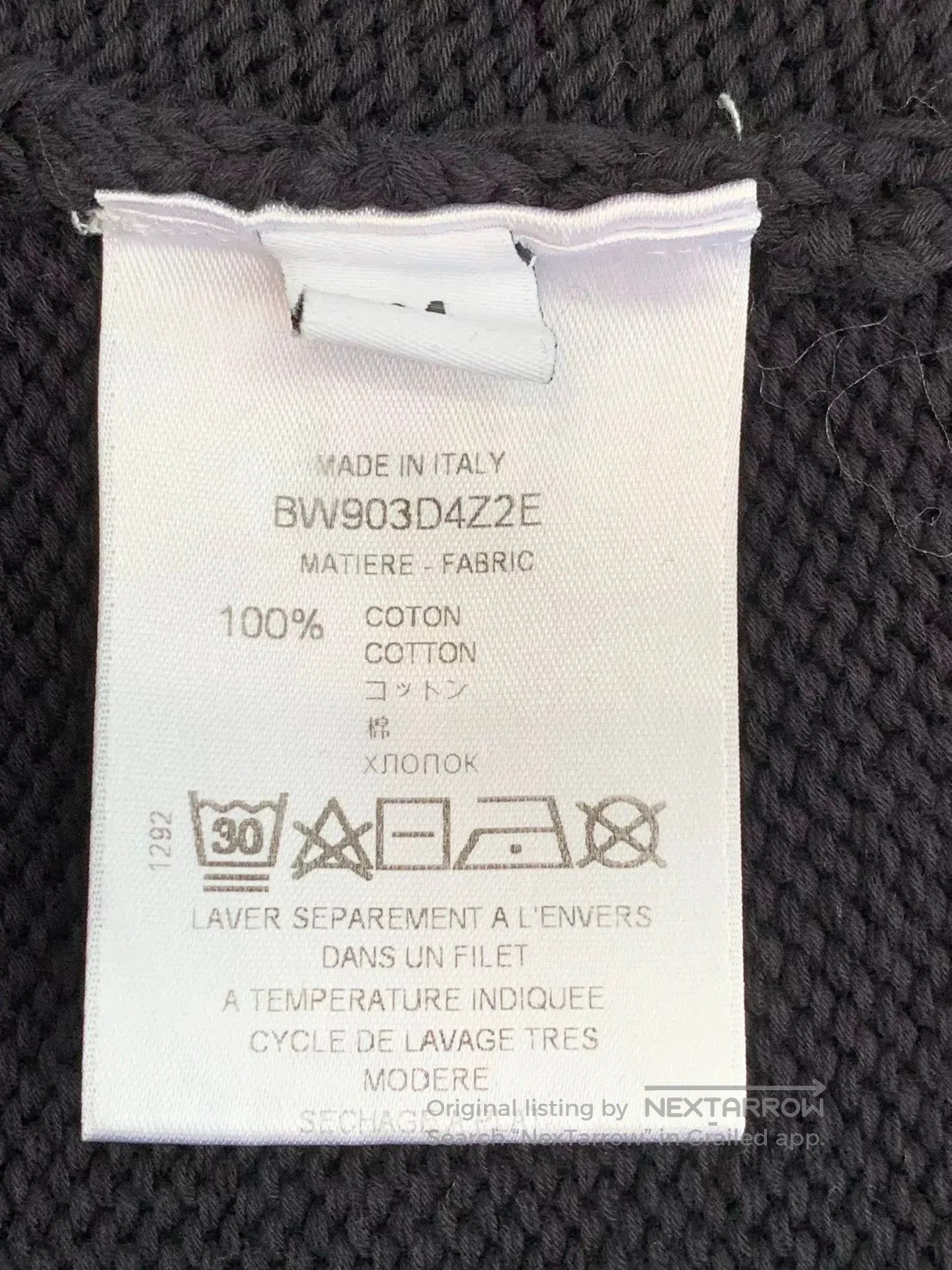Givenchy Givenchy Black Distressed Logo Knit Sweater. Size US M / EU 48-50 / 2 - 7 Thumbnail