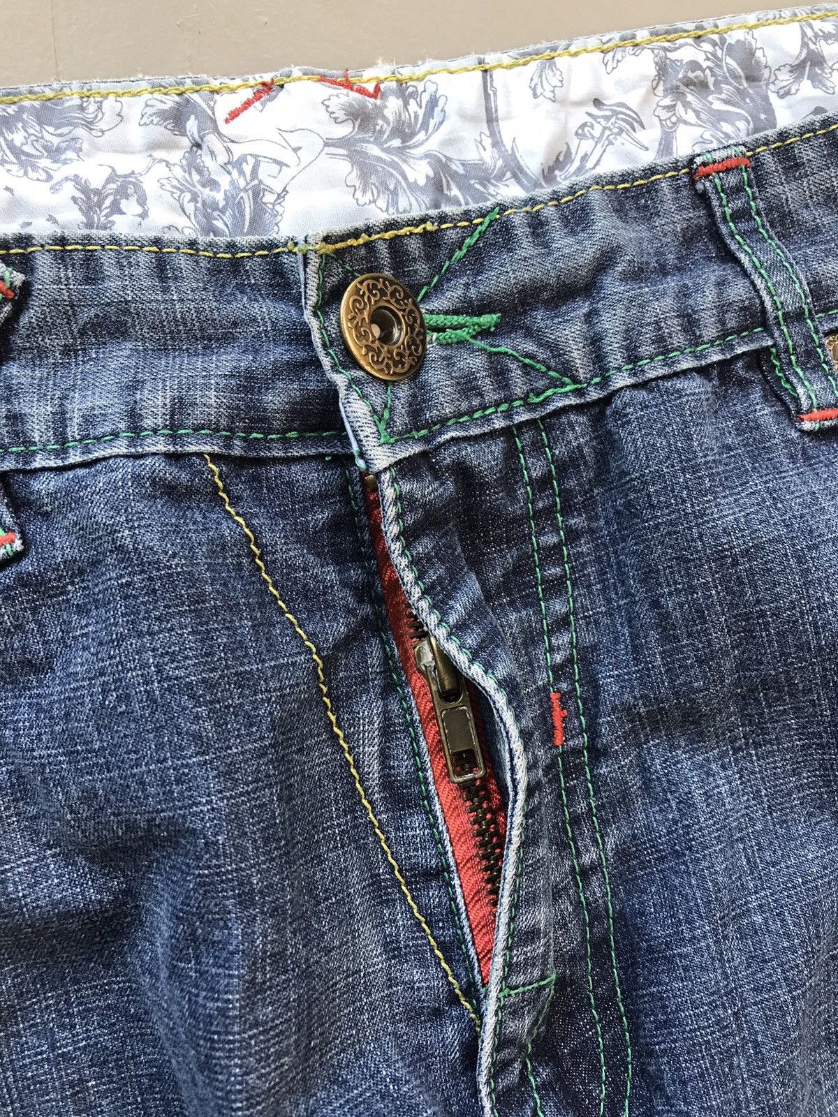 JNCO × Southpole × Vintage Vintage Y2K crazy embroidered denim Size US 38 / EU 54 - 7 Thumbnail