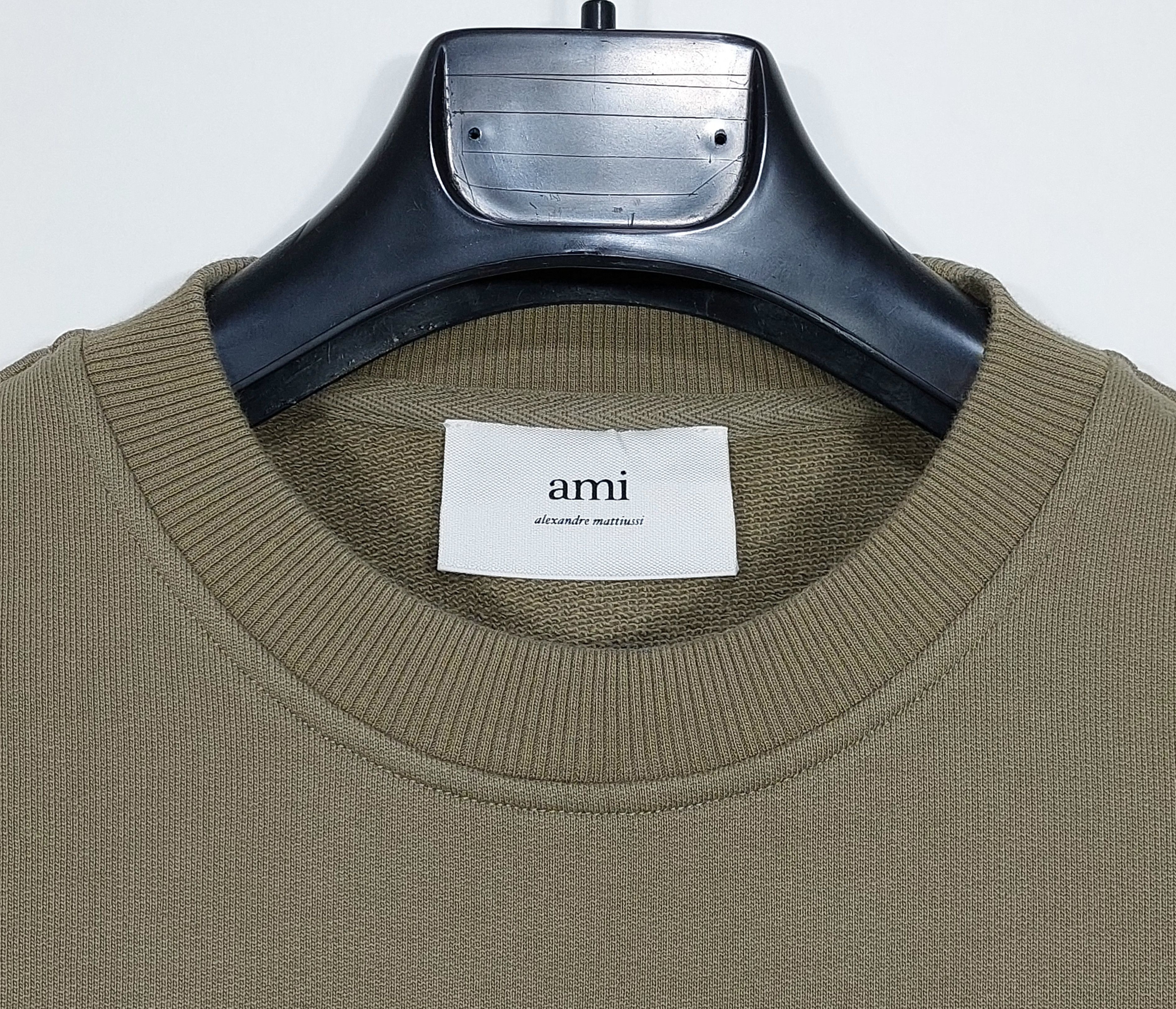AMI ami decoeur sweatshirt - khaki S Size US S / EU 44-46 / 1 - 2 Thumbnail