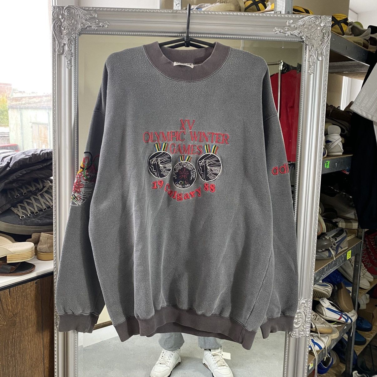Adidas Vintage Adidas Olympic sweatshirt Size US L / EU 52-54 / 3 - 1 Thumbnail