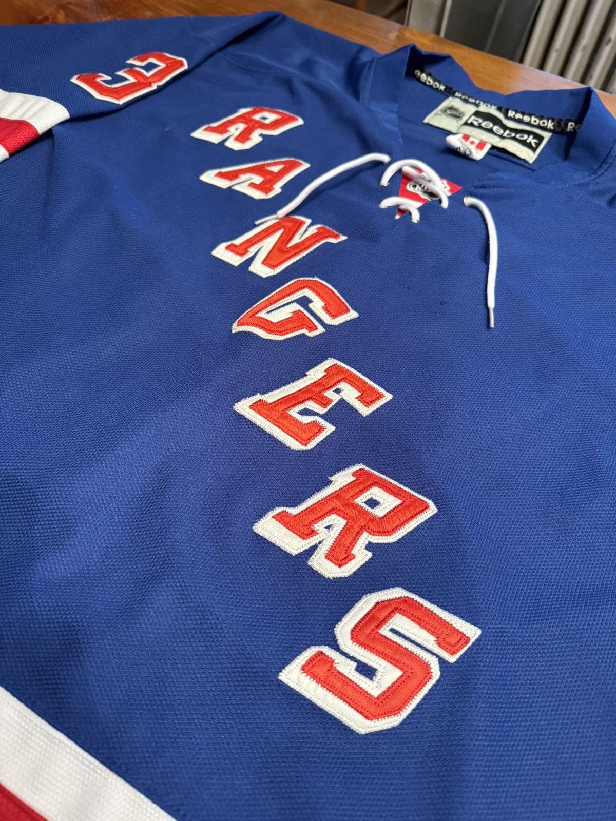 Reebok Reebok NHL NY Rangers (2014 Stanley Cup Henrik Lundqvist #30 Size US XL / EU 56 / 4 - 3 Thumbnail