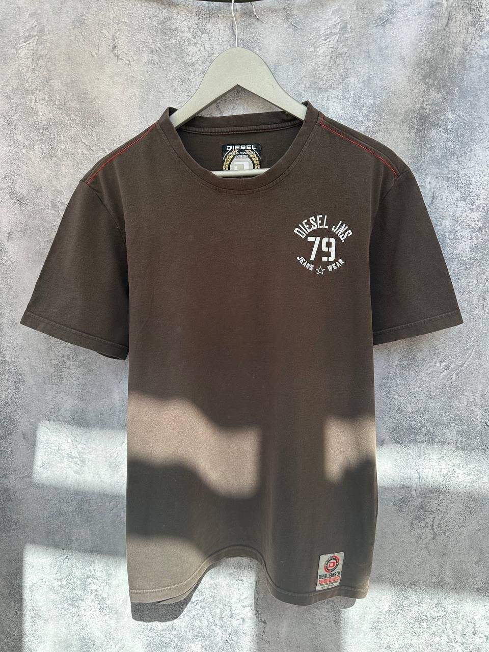 Diesel Diesel Vintage Denim Rare Crew Neck T-Shirt Tee Big Logo Size US XL / EU 56 / 4 - 2 Thumbnail