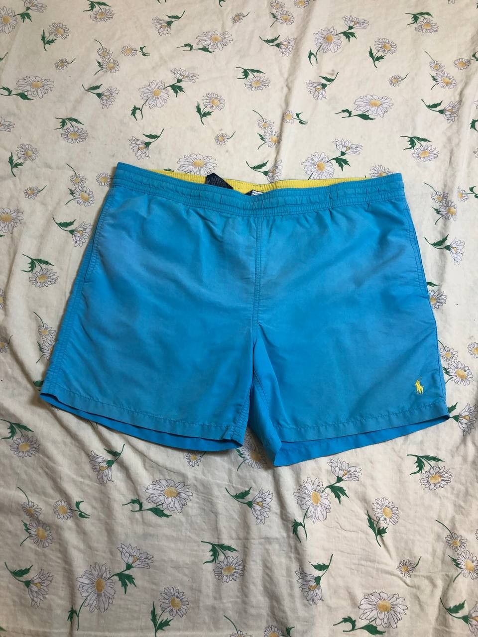 Polo Ralph Lauren Polo Ralph Lauren Mens Swim trunks Large Light Blue Size US 34 / EU 50 - 1 Thumbnail