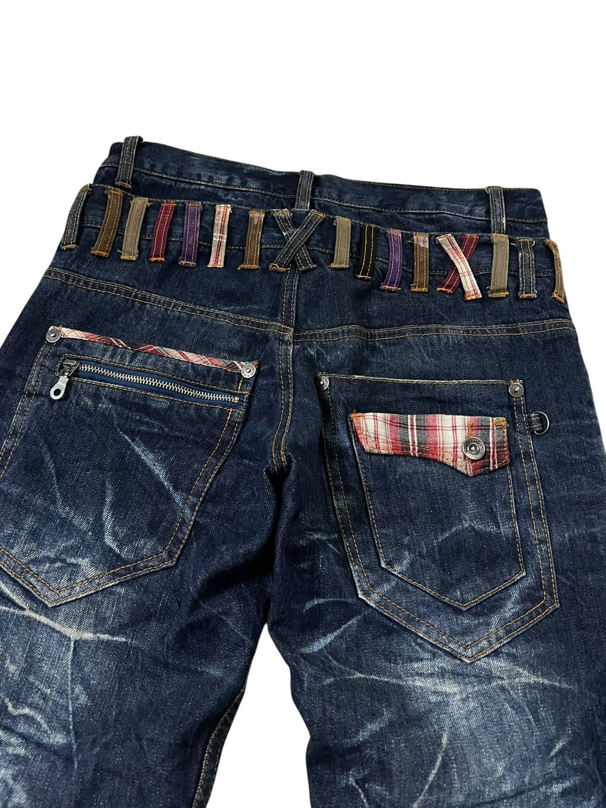Japanese Brand 💥Double Waist💥Nylaus Clothing Clawmark If six was nine style Size US 30 / EU 46 - 12 Thumbnail