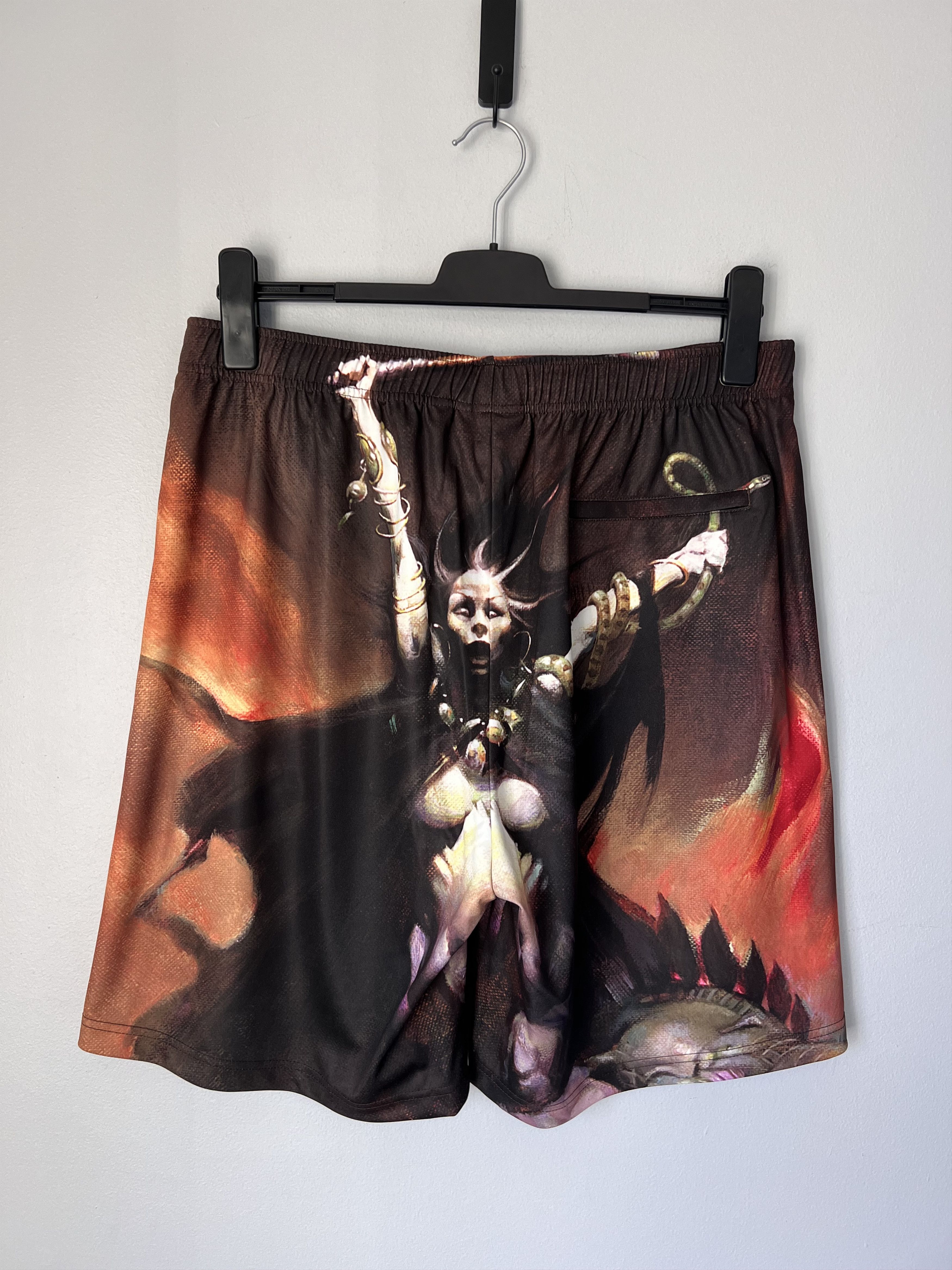 Supreme Supreme Frank Frazetta Woman With Scythe Soccer Shorts Size US 34 / EU 50 - 4 Thumbnail