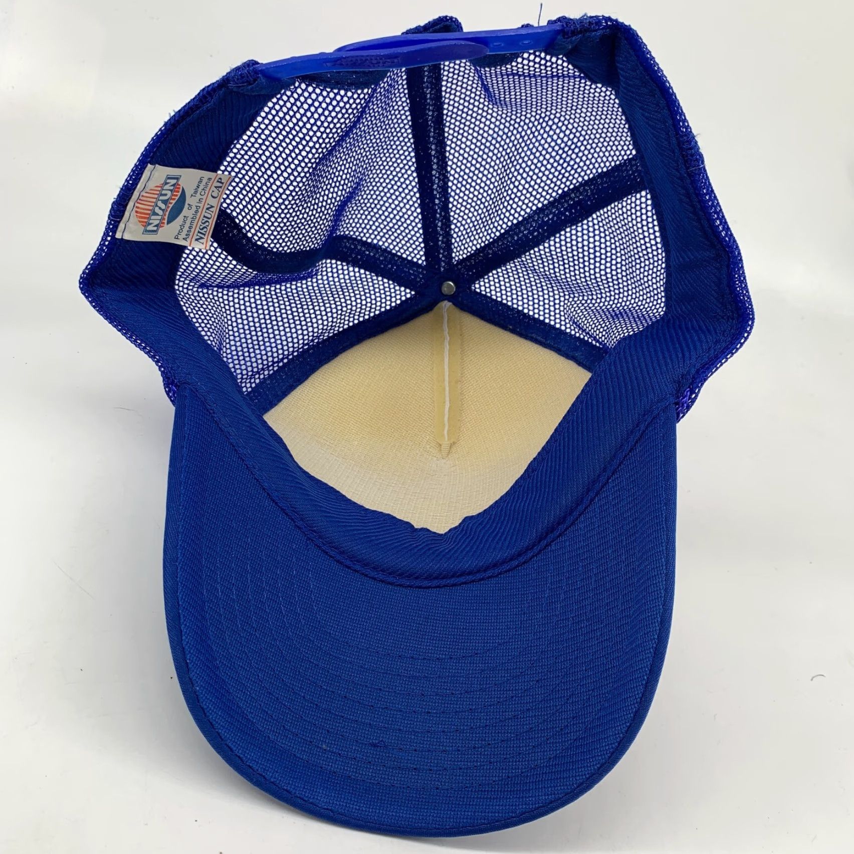 Vintage Nissun Rockstar Energy Drink Cap Adjustable Trucker Hat Men's Blue White Size ONE SIZE - 4 Thumbnail