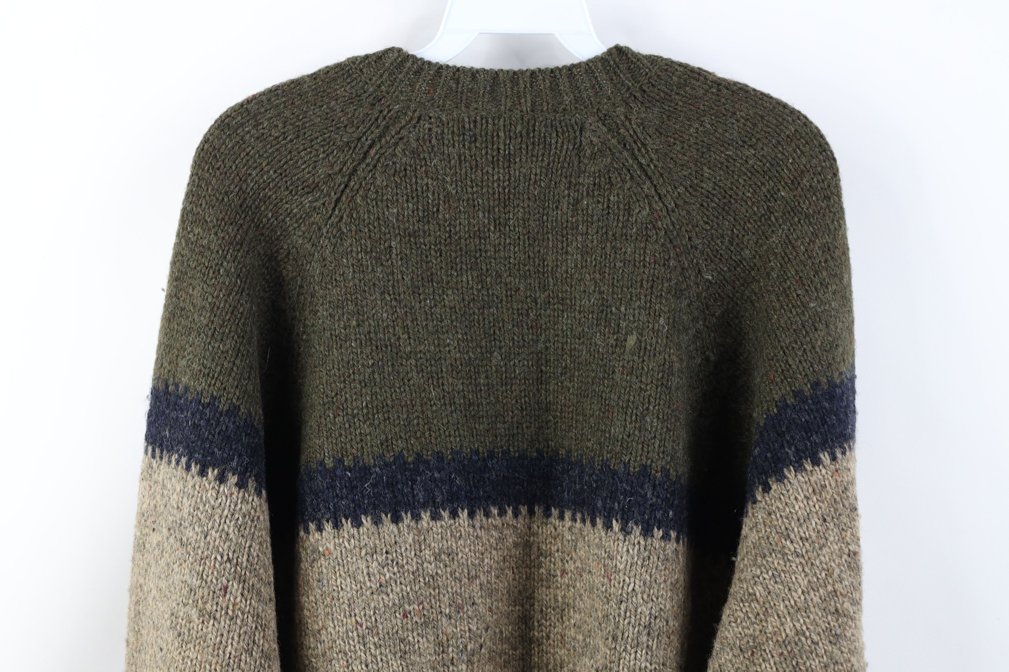 Abercrombie & Fitch Vintage 90s Abercrombie & Fitch V-Neck Sweater Earth Tone Size US XL / EU 56 / 4 - 8 Thumbnail