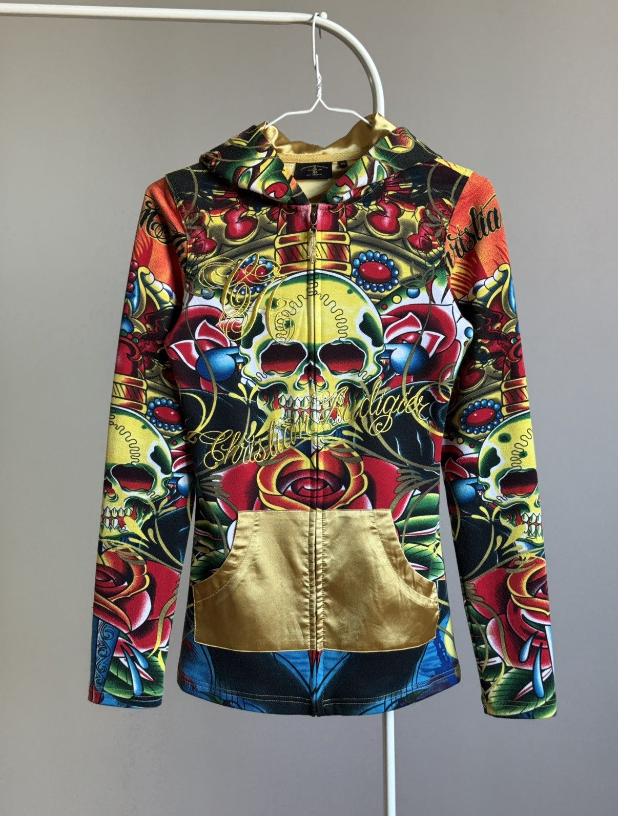 Christian Audigier Christian Audigier Ed Hardy Zip Hoodie Jacket Y2K All Over Size XS / US 0-2 / IT 36-38 - 1 Thumbnail