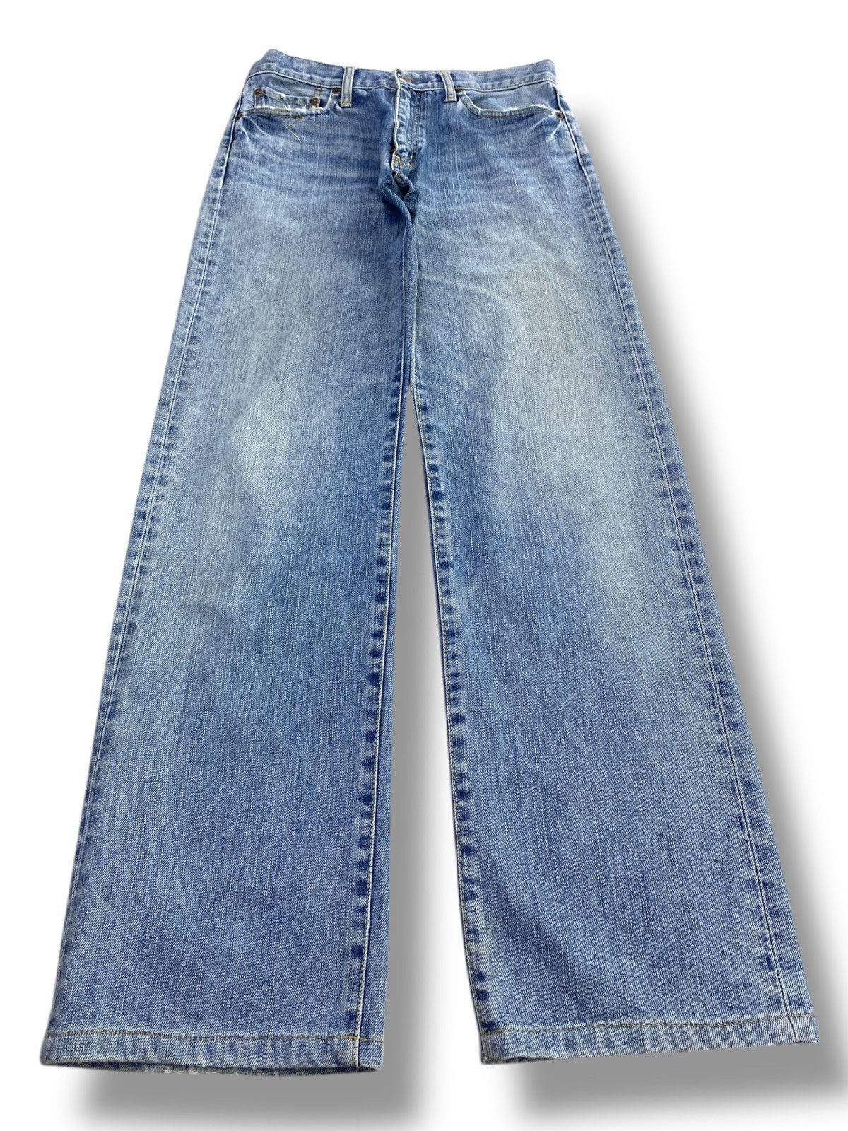Uniqlo Uniqlo Brand Blue Faded Wash Style Baggy Jeans Size US 30 / EU 46 - 1 Thumbnail