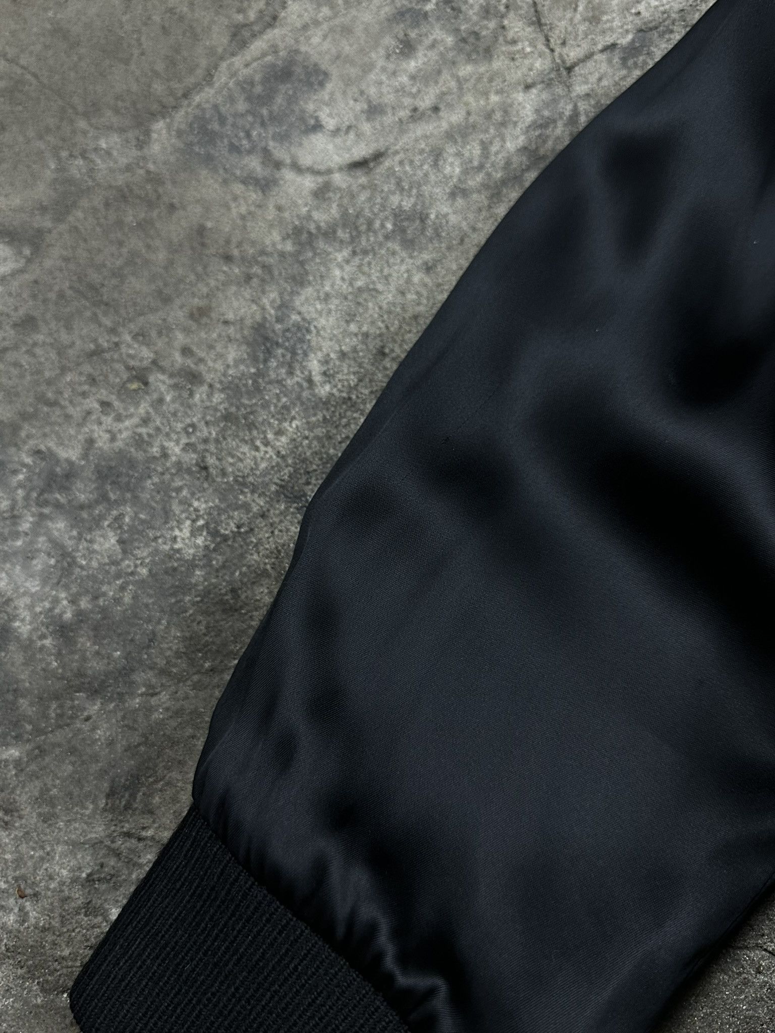 Saint Laurent Paris Saint Laurent Paris Teddy Satin Bomber Jacket Size US L / EU 52-54 / 3 - 8 Thumbnail
