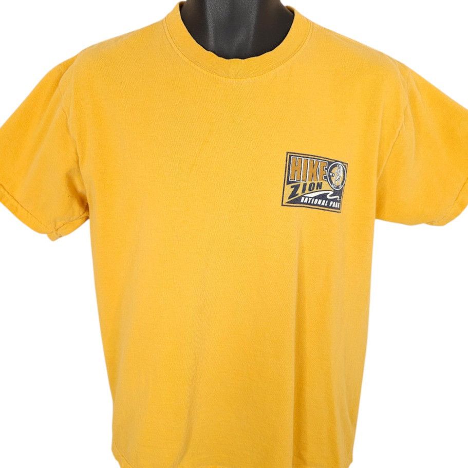 Other Hike Zion T Shirt Mens Size Medium Yellow National Park Size US M / EU 48-50 / 2 - 2 Thumbnail