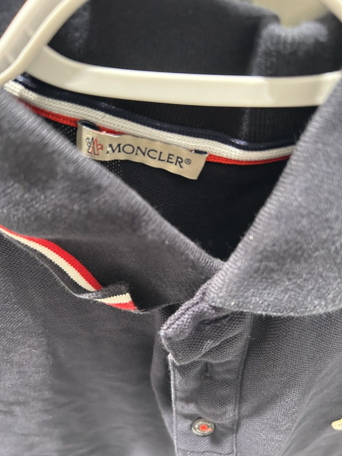 Moncler Moncler Polo Shirt Size US M / EU 48-50 / 2 - 2 Thumbnail