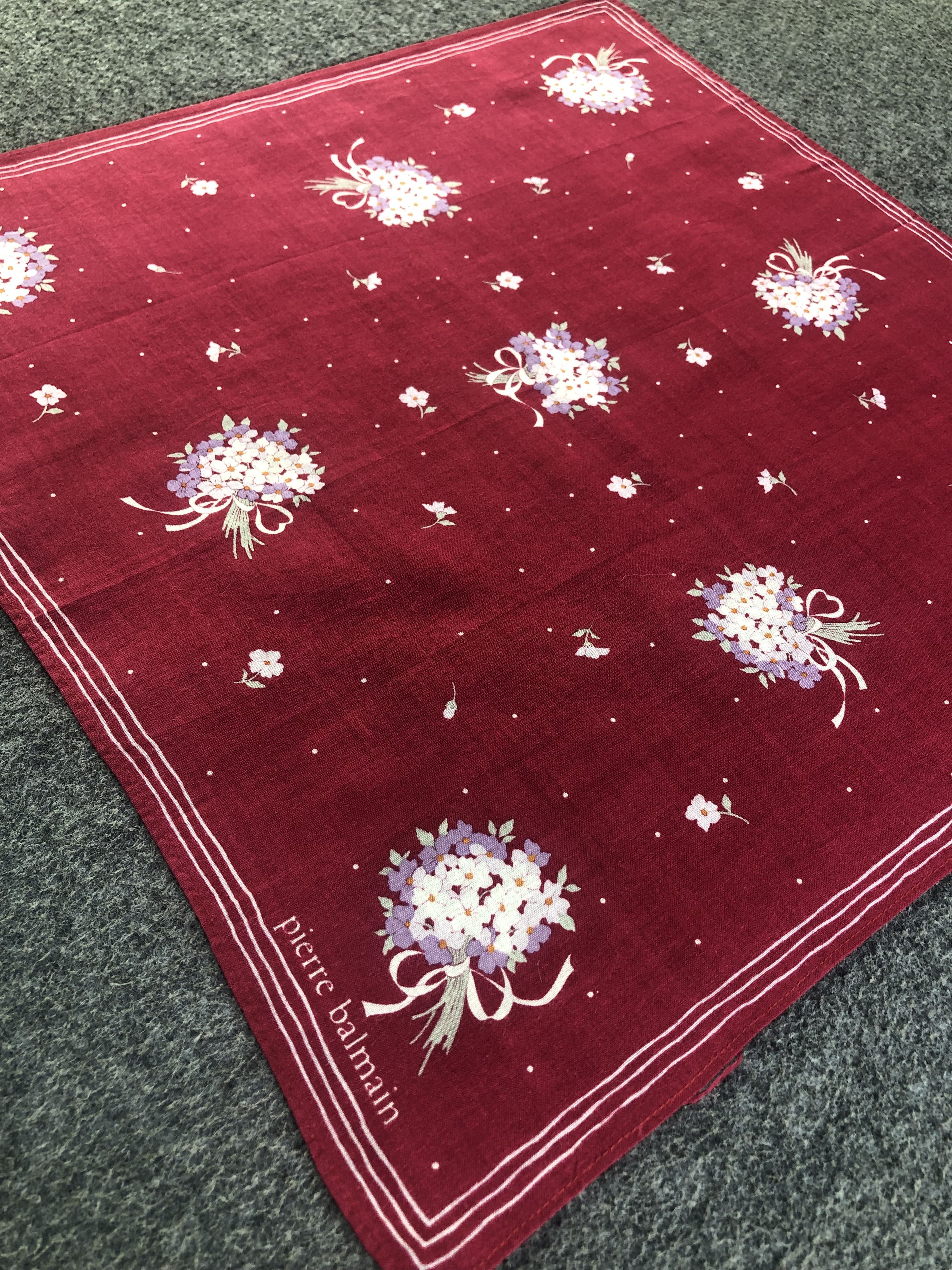 Pierre Balmain Pierre Balmain Handkerchief / Bandana / Neckerchief C462 Size ONE SIZE - 2 Thumbnail