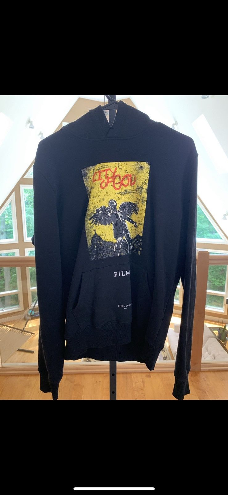 image of Ih Nom Uh Nit City Of God Hoodie in Black, Men's (Size XS)