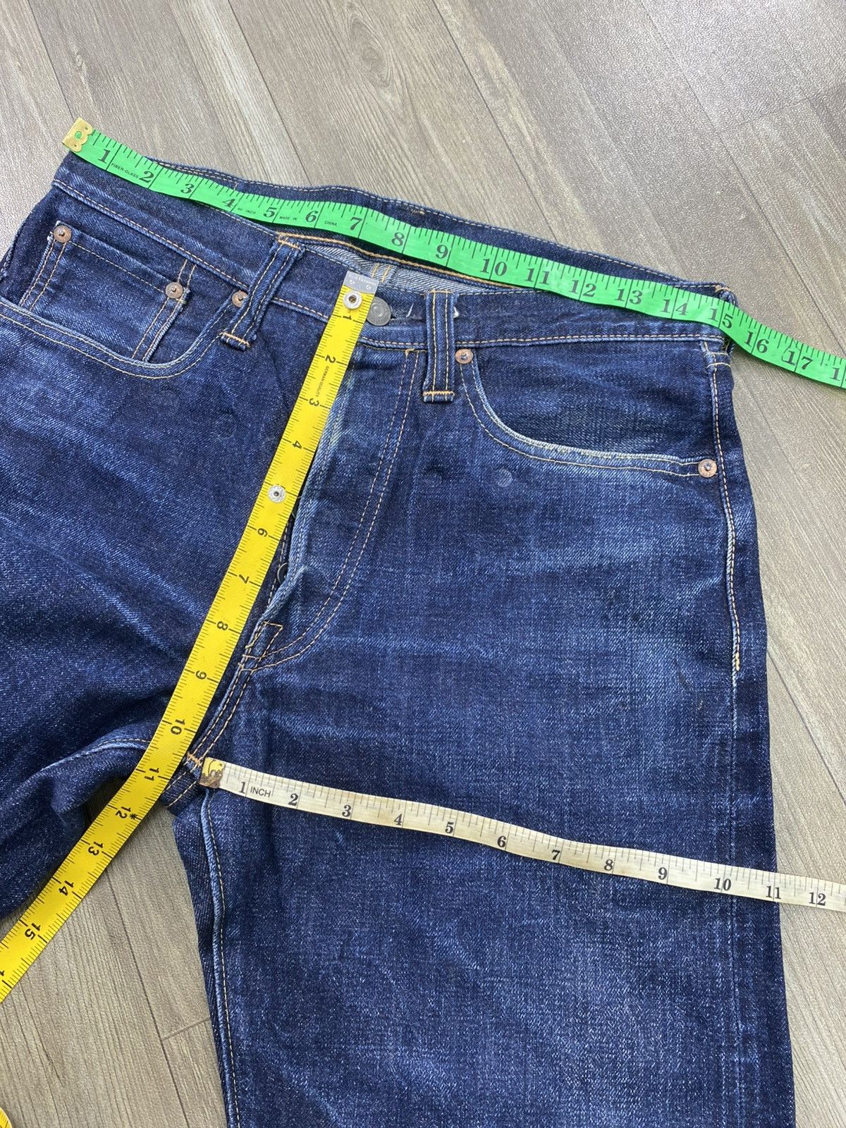Sugar Cane 🇯🇵Vintage Sugar Cane Japan Rogues Exclusive Selvedge Denim Size US 30 / EU 46 - 21 Thumbnail