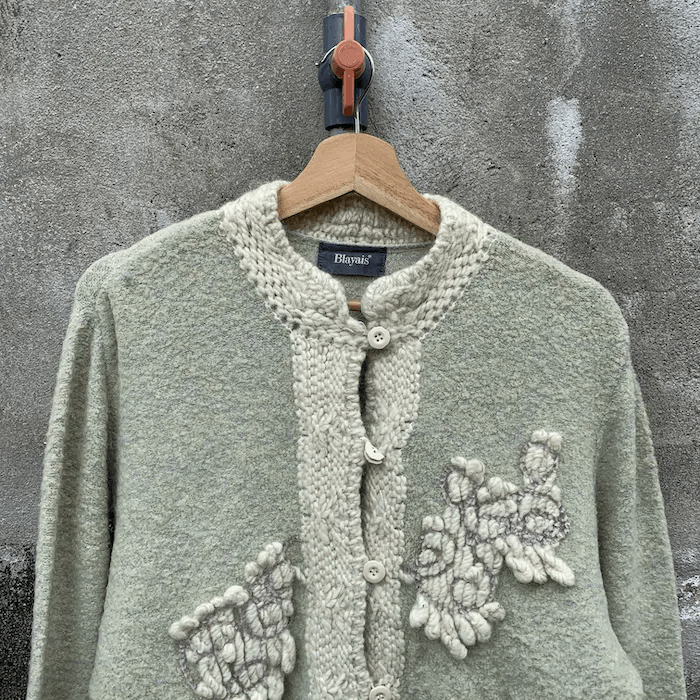 Aran Isles Knitwear BLAYAIS Knit Jumper Pullover Cardigan Made In Japan Size S / US 4 / IT 40 - 2 Thumbnail