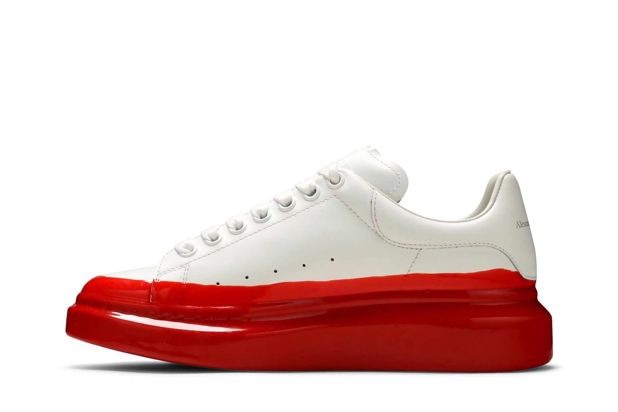 Alexander McQueen o1y1024 Sneakers in White & Red Size US 10 / EU 43 - 3 Thumbnail