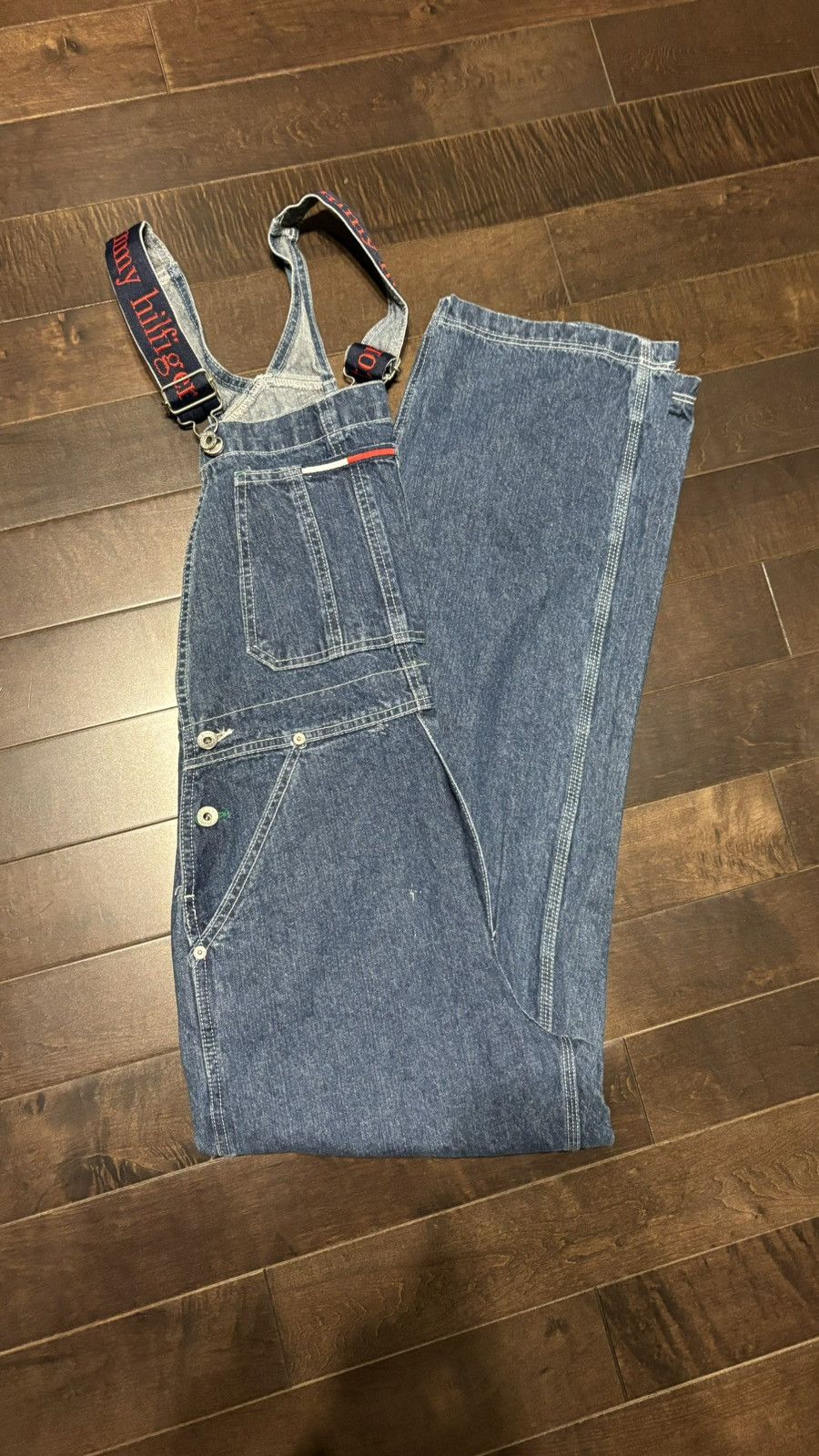 Mens fashion overalls tommy hilfiger