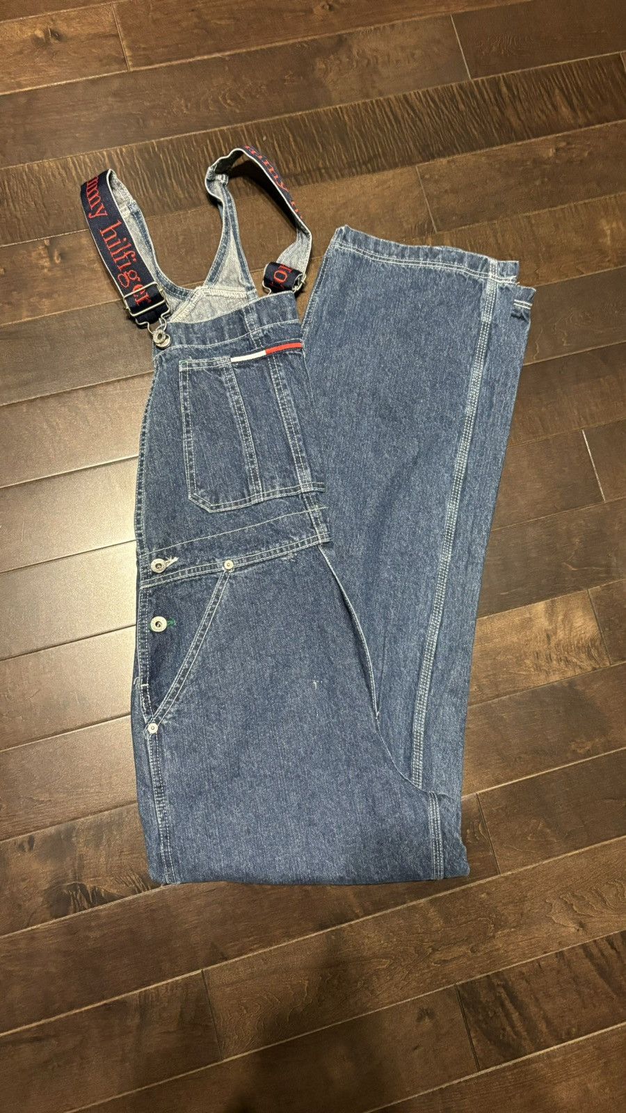 image of Tommy Hilfiger Overalls in Blue, Men's (Size 32)