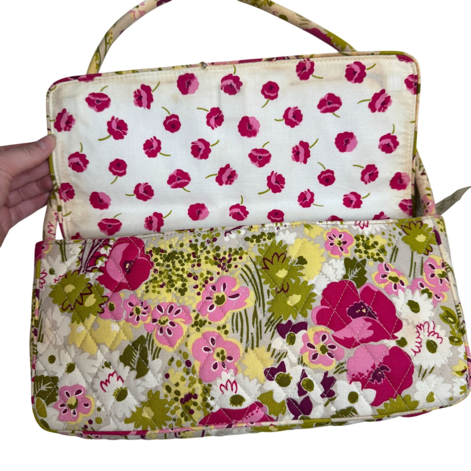 Vera Bradley Knot Just a Clutch Shoulder Quilted Handed Handbag Floral Size ONE SIZE - 3 Thumbnail
