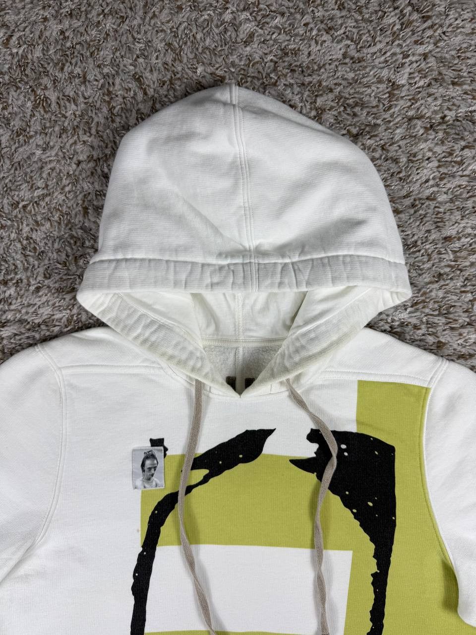 Rick Owens Drkshdw Rick Owens Drkshdw Felpa Patch Detail Hoodie Size US XS / EU 42 / 0 - 2 Thumbnail