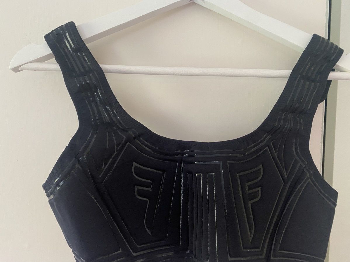Fendi Fendi FFreedom Neoprene Rubber FF Scoop Cropped Bra Top Size S / US 4 / IT 40 - 2 Thumbnail