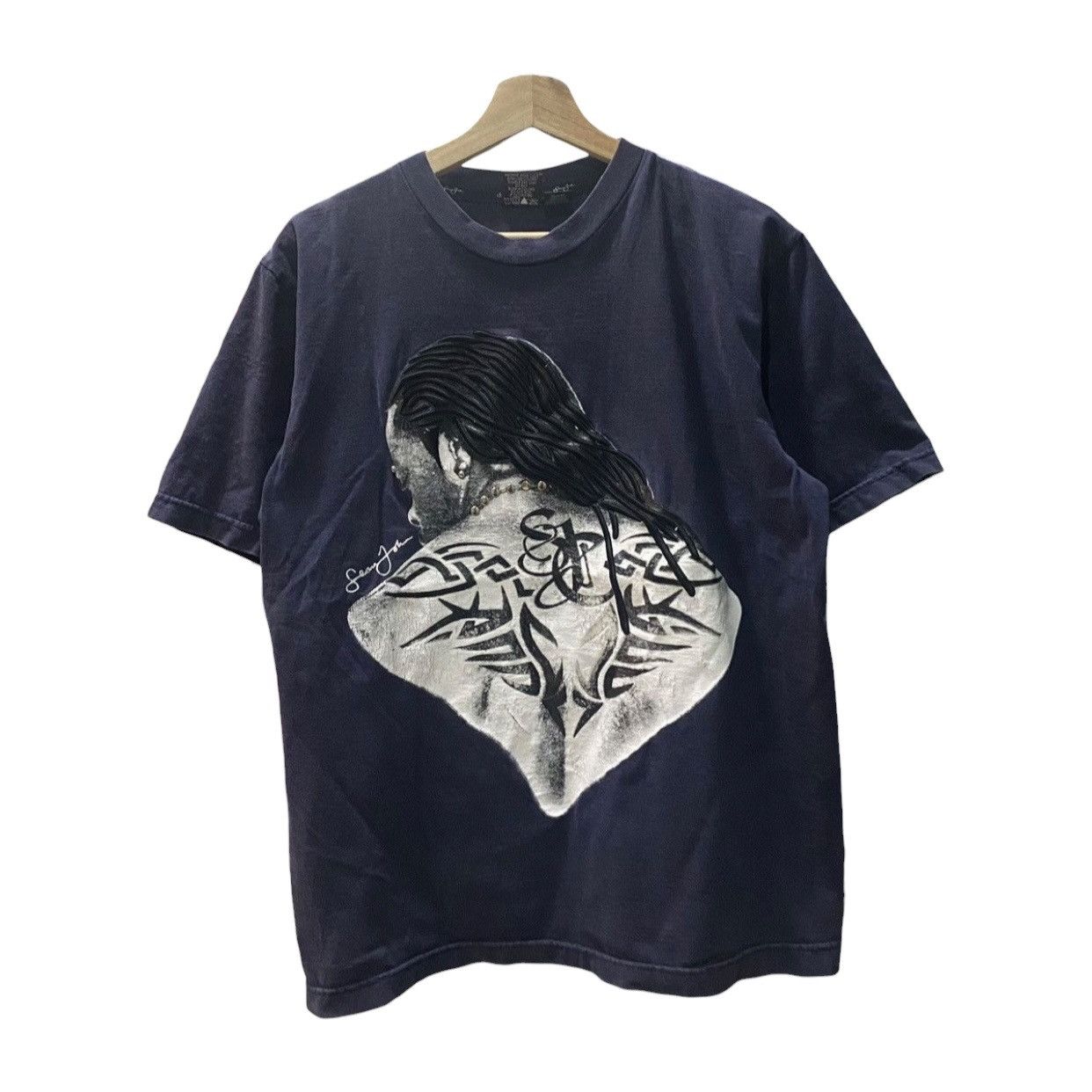 Sean John Vintage Y2K Sean John Busta Rhymes Tattoo Graphic T-Shirt Size US L / EU 52-54 / 3 - 1 Thumbnail
