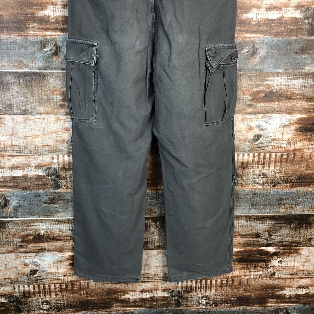 Japanese Brand DL Jungle Storm Green Cargo Multipocket Pants #C098 Size US 32 / EU 48 - 15 Thumbnail